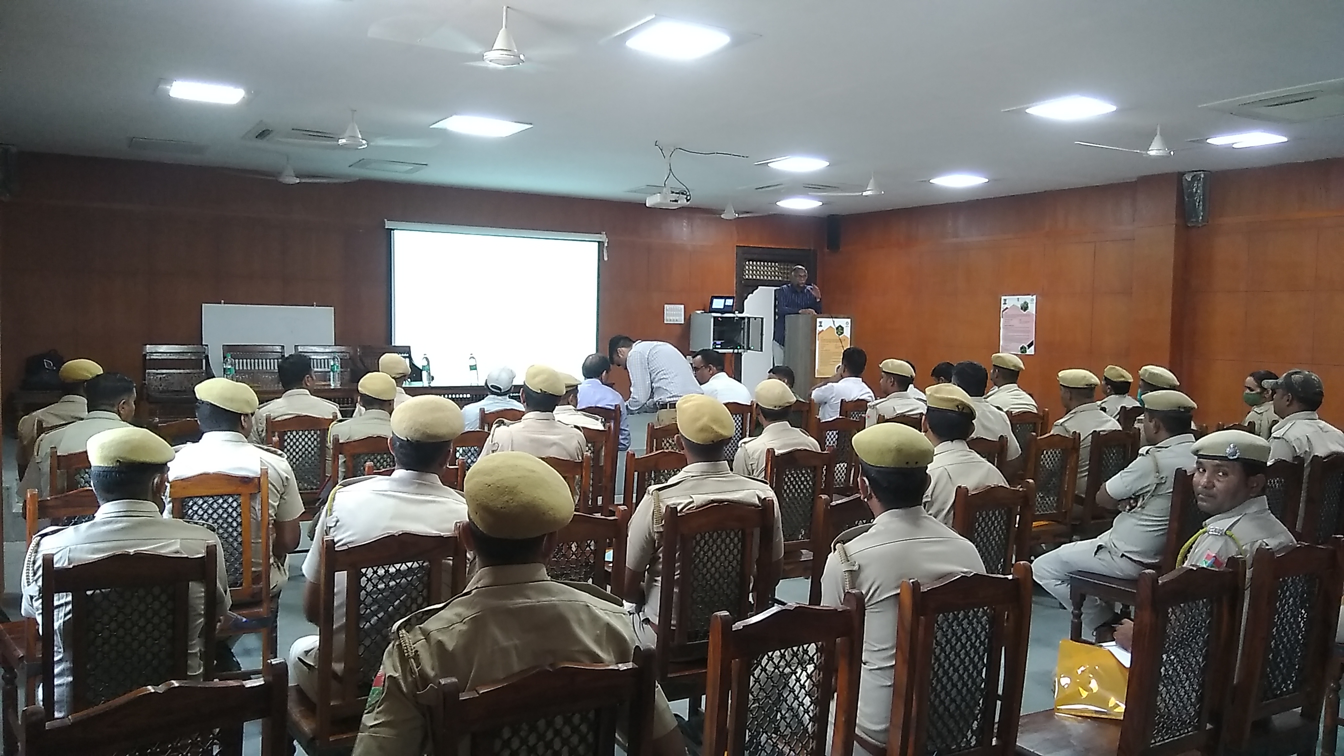 Training forest department staff in Rajasthan